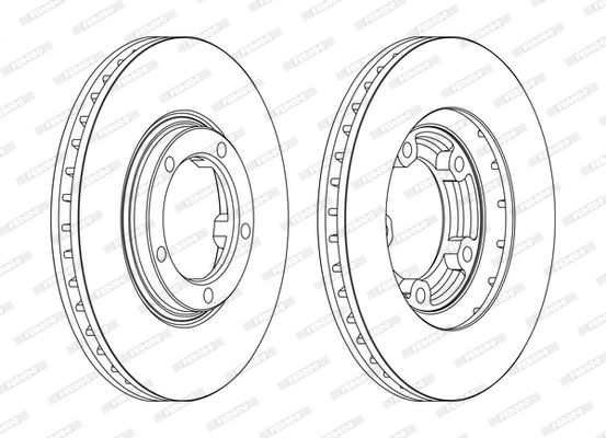 FERODO DDF1404C Brake Disc