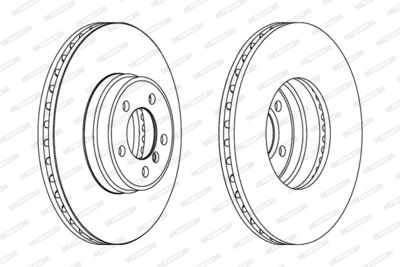 Brake Disc FERODO DDF1411C-1