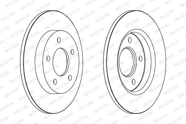 FERODO DDF1420C Brake Disc