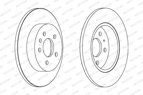 FERODO DDF1423C Brake Disc