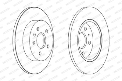 Brake Disc FERODO DDF1423C