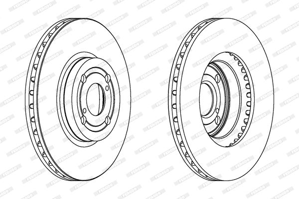 FERODO DDF1461C Brake Disc