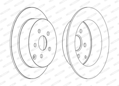 Brake Disc FERODO DDF1485C