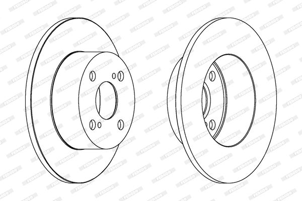 FERODO DDF1487 Brake Disc