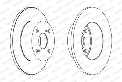 Brake Disc FERODO DDF1487