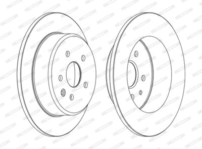 Brake Disc FERODO DDF1499C