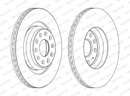 FERODO DDF1503C Brake Disc