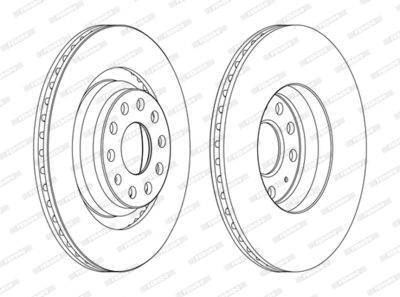 Brake Disc FERODO DDF1503C