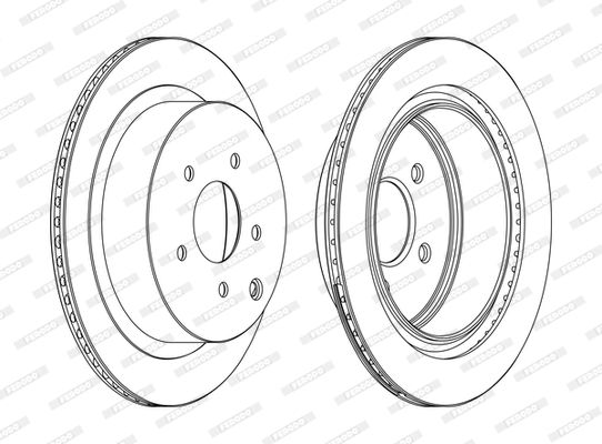 FERODO DDF1506C Brake Disc
