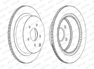 Brake Disc FERODO DDF1506C