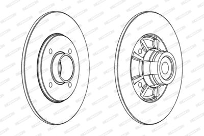 Brake Disc FERODO DDF1517-1