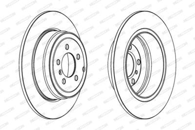 Brake Disc FERODO DDF1518C-1