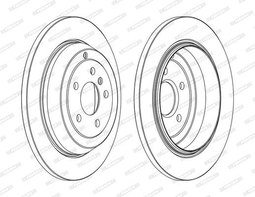FERODO DDF1530C Brake Disc