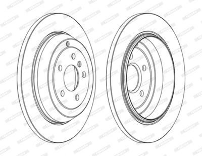 Brake Disc FERODO DDF1530C
