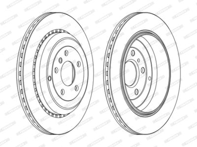 Brake Disc FERODO DDF1531C