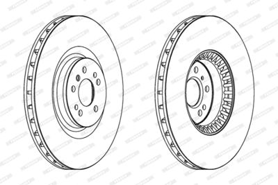 Brake Disc FERODO DDF1534C-1