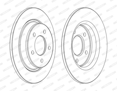 Brake Disc FERODO DDF1546C
