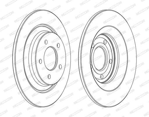 FERODO DDF1547C Brake Disc