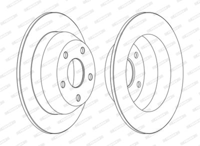 Brake Disc FERODO DDF1553C
