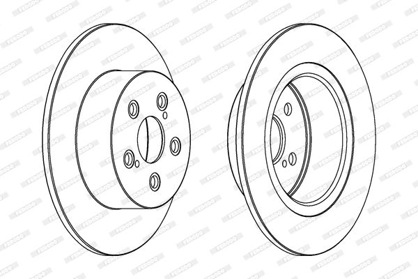 FERODO DDF1556C Brake Disc