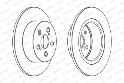 Brake Disc FERODO DDF1556C