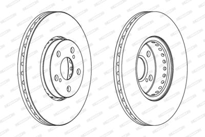 Brake Disc FERODO DDF1575C