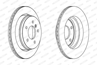 Brake Disc FERODO DDF1581