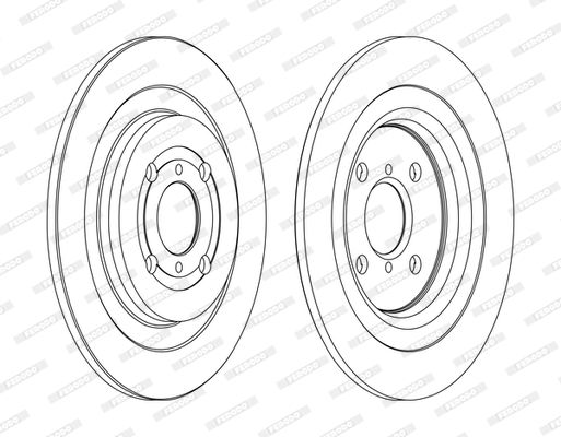FERODO DDF1588C Brake Disc
