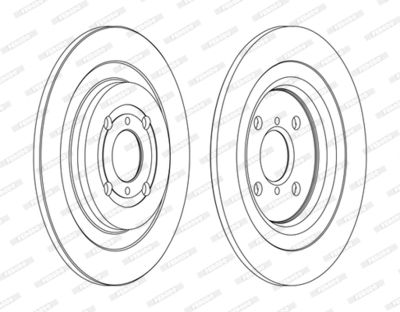 Brake Disc FERODO DDF1588C