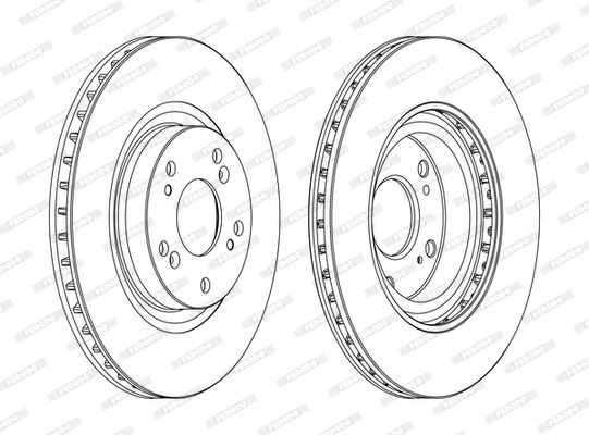 FERODO DDF1596C Brake Disc