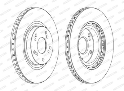 Brake Disc FERODO DDF1596C