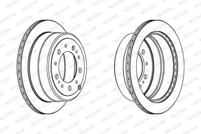 Brake Disc FERODO DDF1597C-1