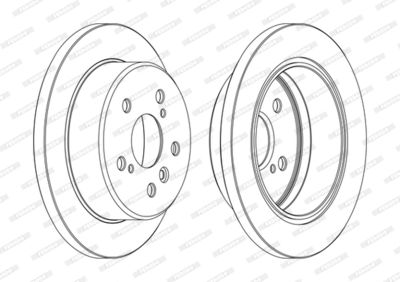 Brake Disc FERODO DDF1598C