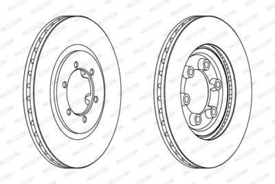 Brake Disc FERODO DDF1605