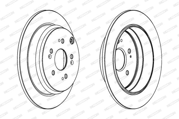 FERODO DDF1608C Brake Disc