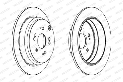 Brake Disc FERODO DDF1608C