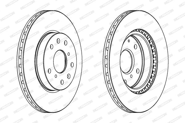 FERODO DDF1620C Brake Disc