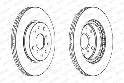 Brake Disc FERODO DDF1620C