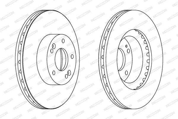 FERODO DDF1630C Brake Disc