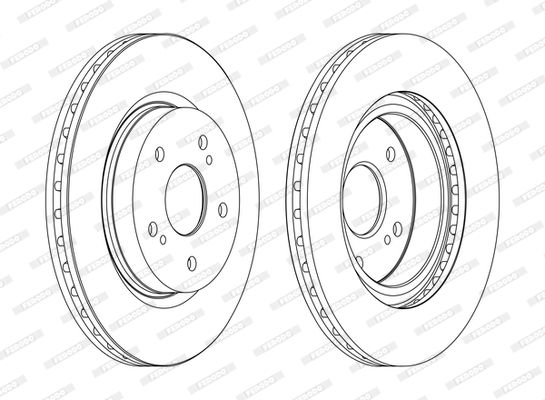 FERODO DDF1635C Brake Disc