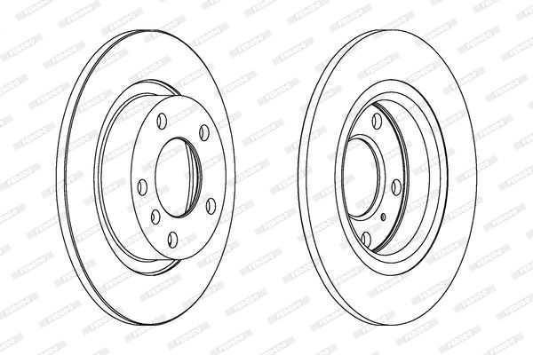 FERODO DDF1651C Brake Disc