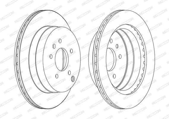 FERODO DDF1660C Brake Disc