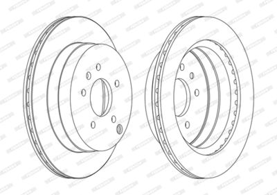 Brake Disc FERODO DDF1660C