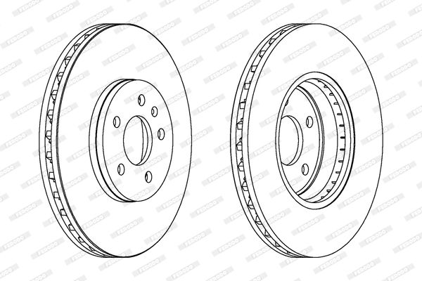 FERODO DDF1664C Brake Disc