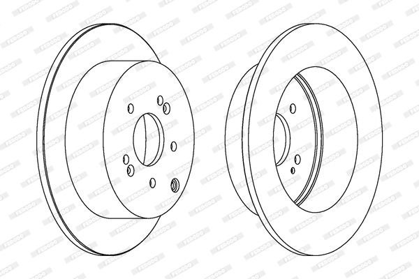 FERODO DDF1671C Brake Disc