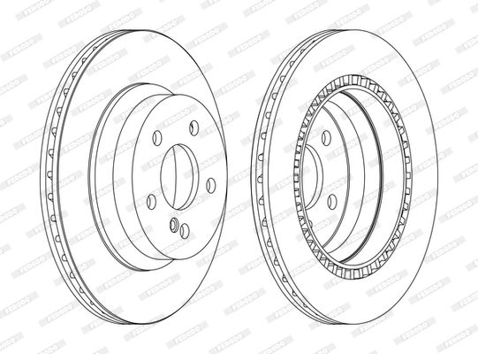 FERODO DDF1672C Brake Disc