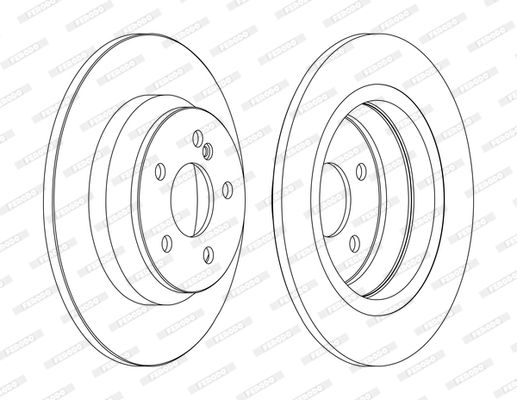 FERODO DDF1675C Brake Disc