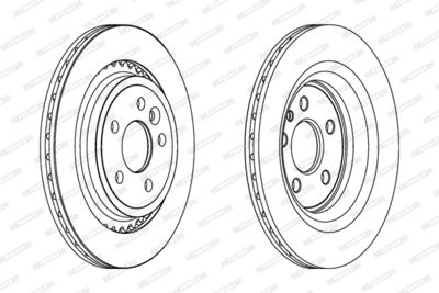 Brake Disc FERODO DDF1681C