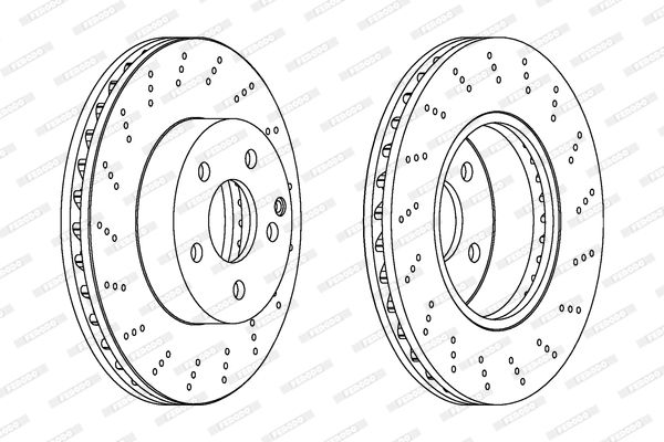 FERODO DDF1693C Brake Disc