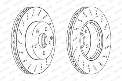 Brake Disc FERODO DDF1693C